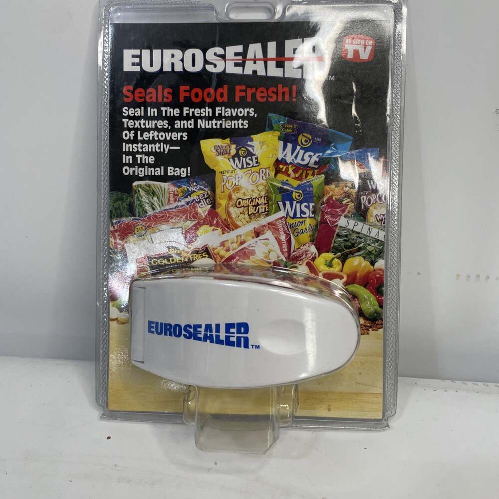 Eurosealer As Seen on TV Chip Bag Sealer TS-100 Portable Battery Powered NEW!
